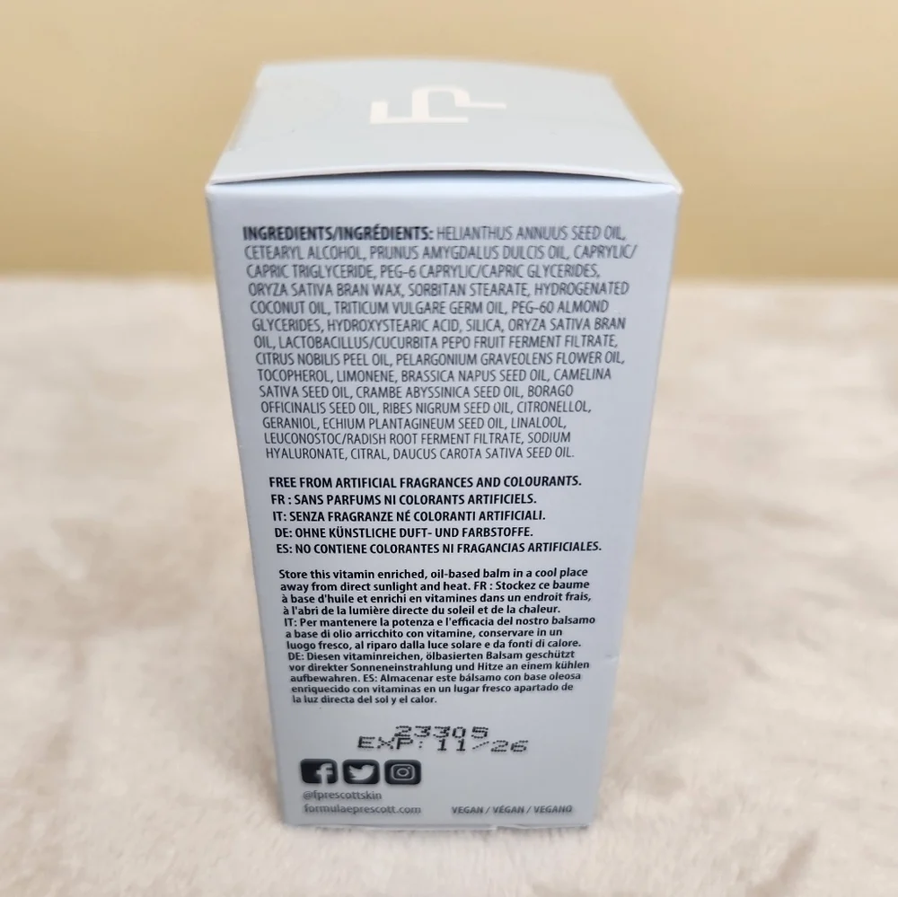 Formulae Prescott Tri Balm Mini 3 in 1 Cleanse, Exfoliate, Moisturize